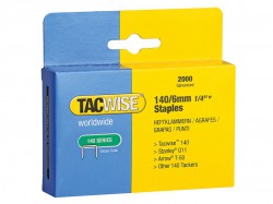 Tacwise 140 Heavy-Duty Staples 6mm (Type T50, G) Pack 2000