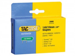 Tacwise Heavy-Duty Staples 140/10mm (Type T50, G) Pack of 2000