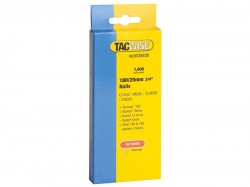 Tacwise 180 18 Gauge 20mm Nails Pack 1000