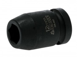 Teng Impact Socket Hexagon 6-Point 1/2in Drive 12mm