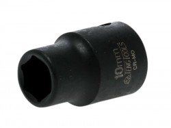 Teng Impact Socket Hexagon 6 Point 3/8in Drive 10mm