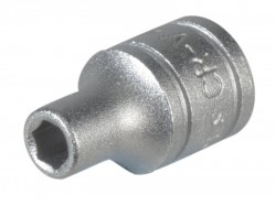 Teng Hexagon Socket 6 Point Regular 1/4in Drive 13mm