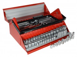 Teng TC187 Mega Rosso Tool Kit Set of 187 1/4, 3/8 & 1/2in