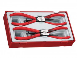 Teng TT47-7 4 Piece Mega Bite Circlip Plier Set