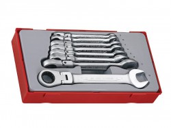 Teng TT6508RF Flexible Ratchet Spanner Set 8 Piece