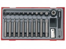 Teng TTTX23 23 Piece TX Bit Socket Set