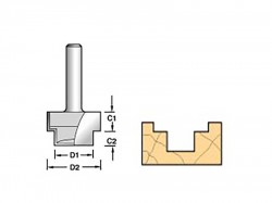 Trend 36/19 x 1/2 TCT Strip Recesser 9.5 x 19 x 13 x 6mm