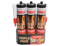 Unibond No More Nails Interior Cartridge Triple Pack