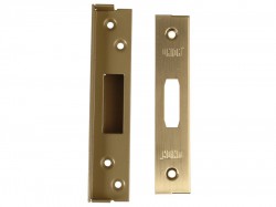 UNION StrongBOLT 2100 Mortice Deadlock Rebate Kit 13mm Polished Brass Box