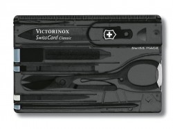 Victorinox Swiss Card Translucent Onyx Blister Pack