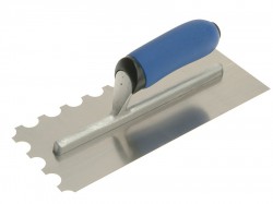 Vitrex Professional Notched Adhesive Trowel 20mm Stainless Steel 11in x 4.1/2in