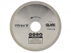 Vitrex Diamond Blade Glass 110mm