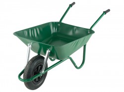 Walsall Boxed 85L Green Easi-Load Builders Wheelbarrow