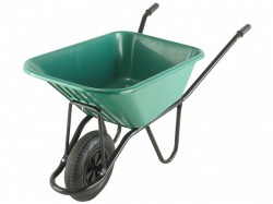 Walsall 120L Green Monarch Polypropylene Wheelbarrow