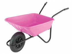 Walsall 90L Pink Polypropylene Barrows Min Quantity of 15 Mixed Only