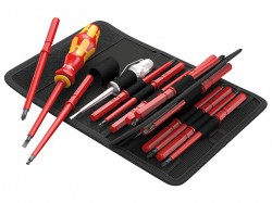 Wera Kraftform VDE Kompakt Interchangeable Screwdriver Set of 16 SL PH PZ TX