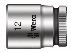 Wera Zyklop Socket 1/4in Drive 12mm