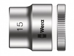 Wera Zyklop Socket 3/8in Drive 15mm