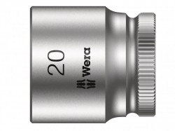 Wera Zyklop Socket 3/8in Drive 20mm