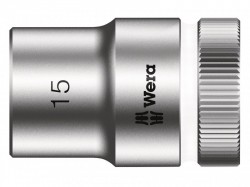 Wera Zyklop Socket 1/2in Drive 15mm