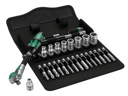 Wera 8100 SA 6 Zyklop Speed Ratchet Metric Set 1/4in Drive