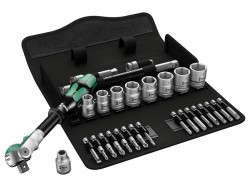 Wera 8100 SB 6 Zyklop Speed Ratchet Metric Set 3/8in Drive