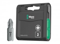 Wera Bit-Box 20 H Extra Hard Bits PZ2 x 25mm 20 Piece