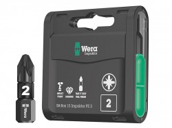 Wera Bit-Box 15 Impaktor PZ2 x 25mm 15 Piece