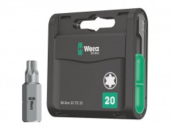 Wera Bit-Box 20 H Extra Hard Bits TX20 x 25mm, 20 Piece