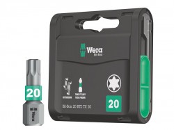 Wera Bit-Box 20 BiTorsion Bits TX20 x 25mm, 20 Piece
