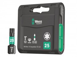 Wera Bit-Box 15 Impaktor TX25 x 25mm, 15 Piece