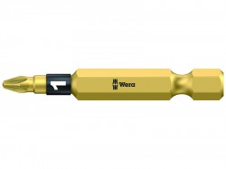 Wera 855/4 BDC BiTorsion Pozidriv PZ1 Bit Diamond Coated Tip 50mm Pack 5