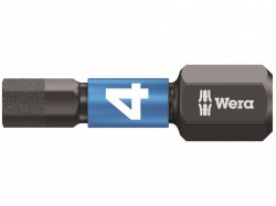 Wera 840/1 Impaktor Insert Bit Hex-Plus 4mm x 25mm Carded