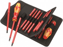 Wera Kraftform Kompakt VDE 18 Universal 2 Screwdriver Set SL/PH/PHS/PZ/PZS/SQ