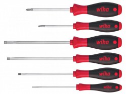 Wiha SoftFinish� SL/PZ Screwdriver Set, 6 Piece