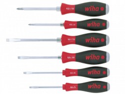 Wiha SoftFinish� SL/PZ Hex Blade Screwdriver Set, 6 Piece