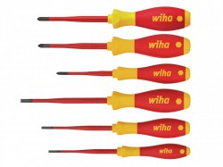 Wiha SoftFinish� electric SL/PH/PZS Screwdriver Set, 6 Piece