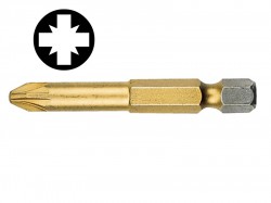 Witte Pozidriv 1pt Titanium Coated Screwdriver Bit 50mm