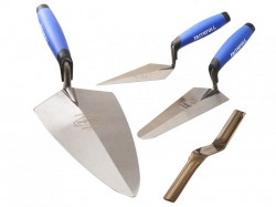 XMS Faithfull Professional Brick Trowel Set, 4 Piece