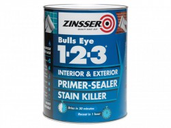 Zinsser 123 Bulls Eye Primer / Sealer Paint 2.5 Litre