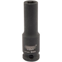 DRAPER Expert 9mm 3/8\" Square Drive Hi-Torq® 6 Point Deep Impact Socket
