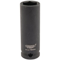 DRAPER Expert 15mm 3/8\" Square Drive Hi-Torq® 6 Point Deep Impact Socket
