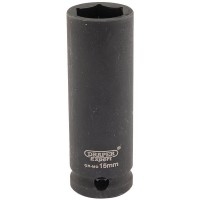 DRAPER Expert 15mm 3/8\" Square Drive Hi-Torq® 6 Point Deep Impact Socket