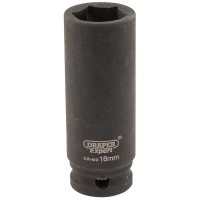 DRAPER Expert 16mm 3/8\" Square Drive Hi-Torq® 6 Point Deep Impact Socket