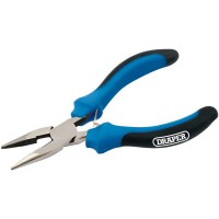 DRAPER 125mm Soft Grip Long Nose Mini Pliers