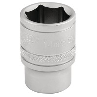 Draper 3/8\" Square Drive 6 Point Metric Socket (14mm)