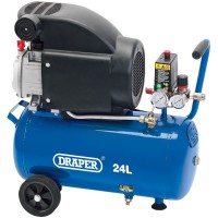 DRAPER 24L 230V 2.0hp (1.5kW) Air Compressor