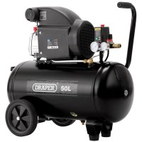 DRAPER 50L 230V 2.0hp (1.5kW) Air Compressor