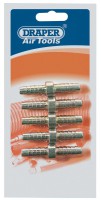 5/16\" PCL Double Ended Air Hose Connector Pack of 5