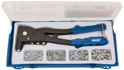 DRAPER Hand Riveter Kit for Aluminium Rivets